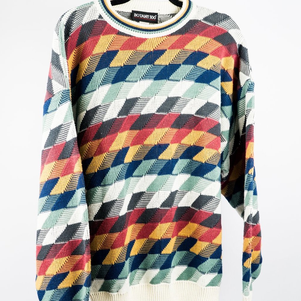Vintage Botany 500 Acrylic Knit Sweater
